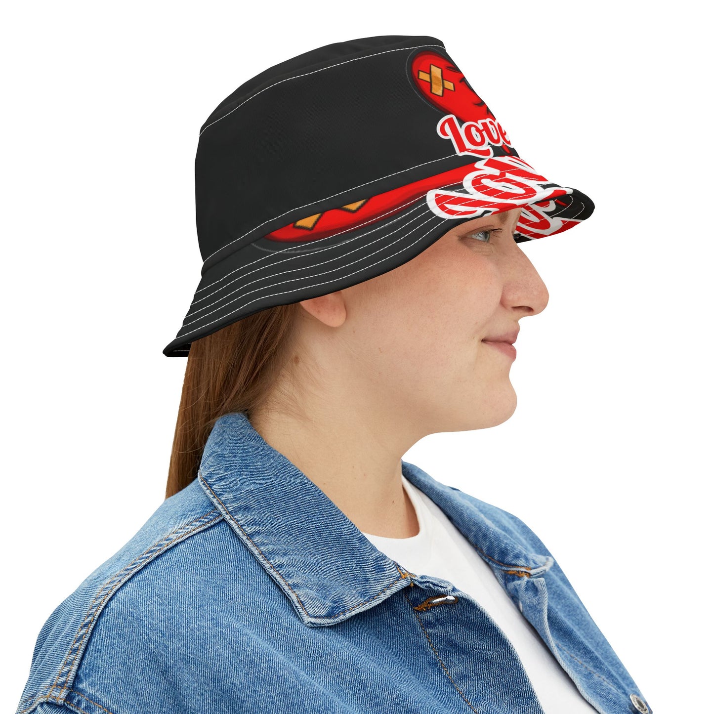 LoveLess Bucket Hat (AOP)