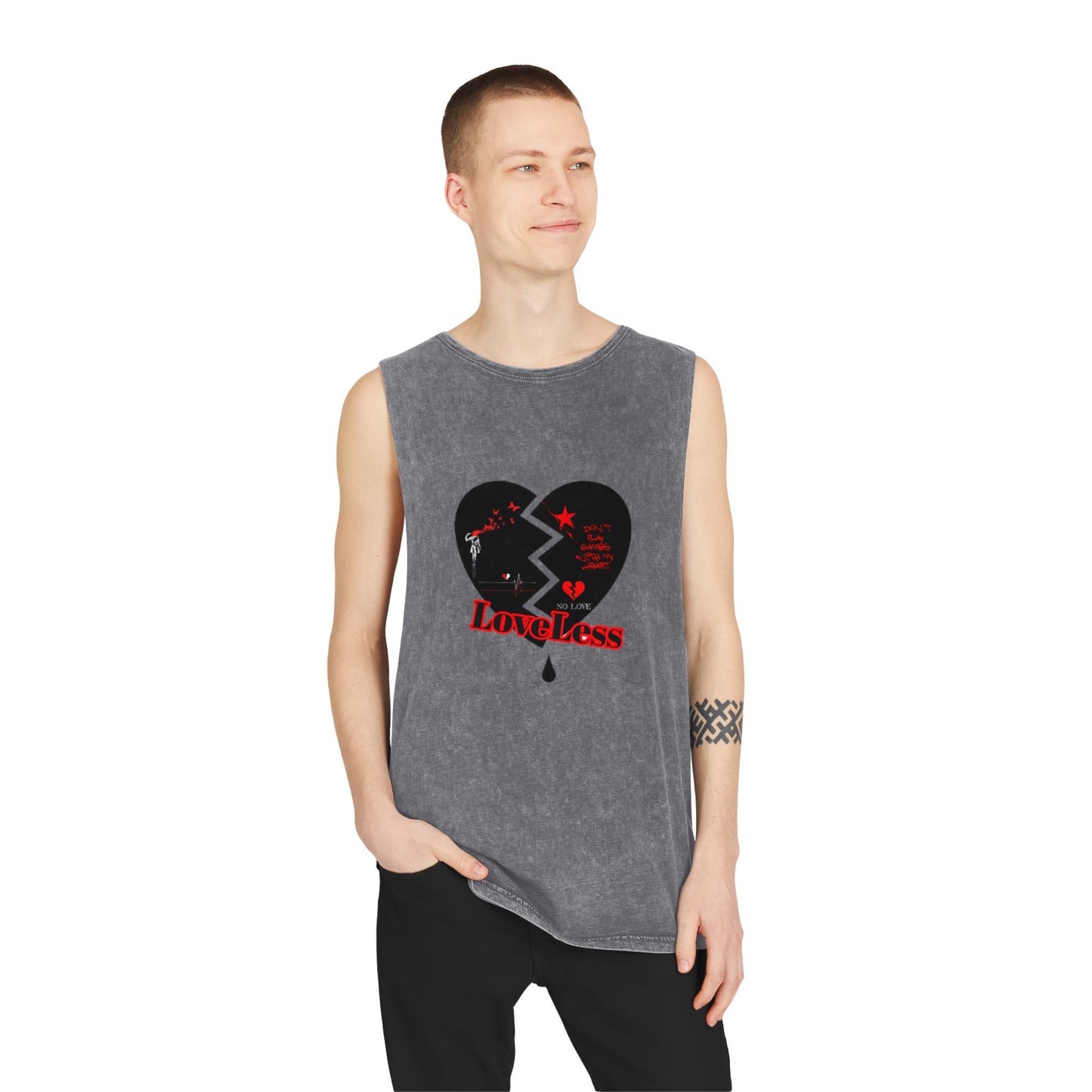 LoveLess Stonewash Tank Top