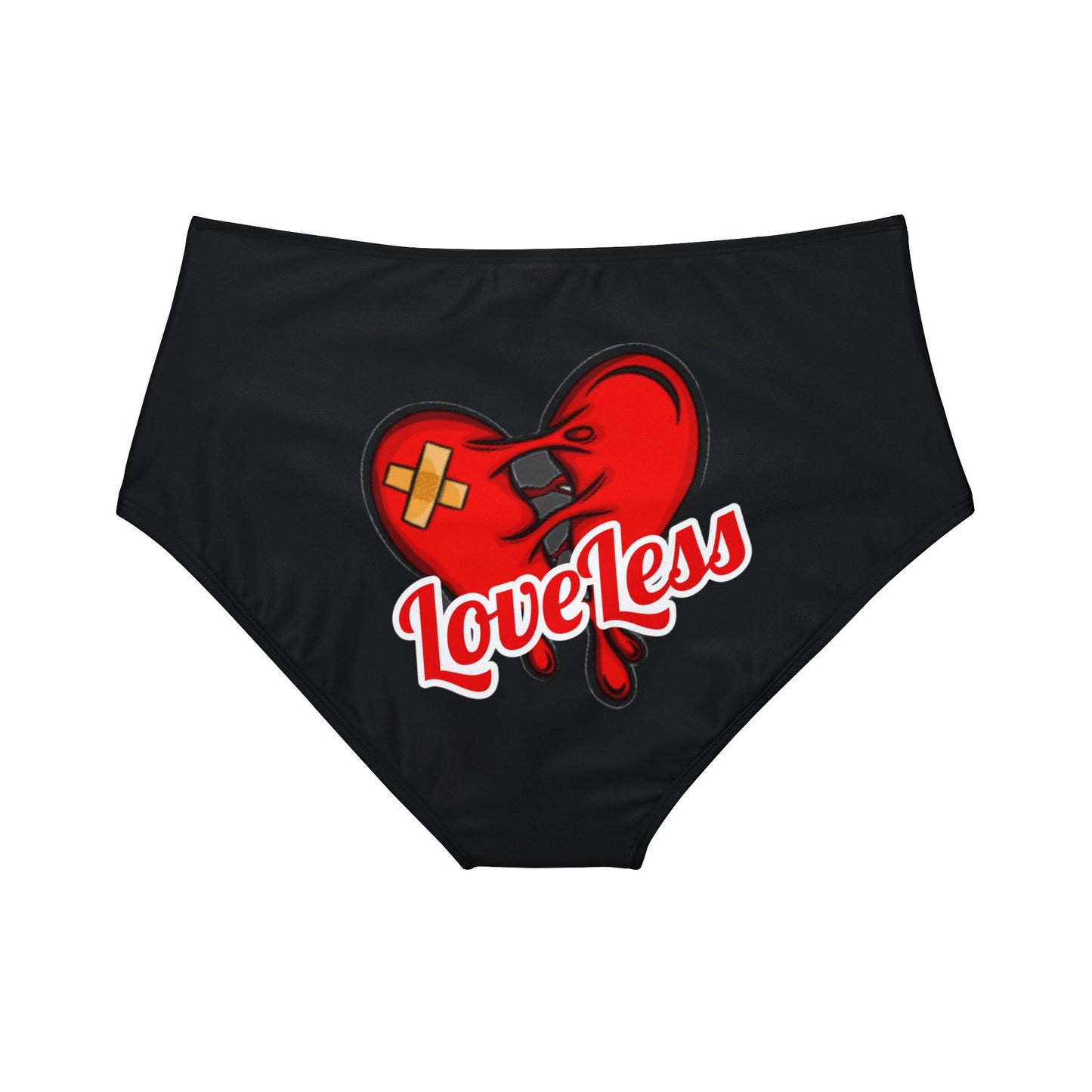 LoveLess H.B.G. High-Waist Hipster Bikini Bottom (AOP)