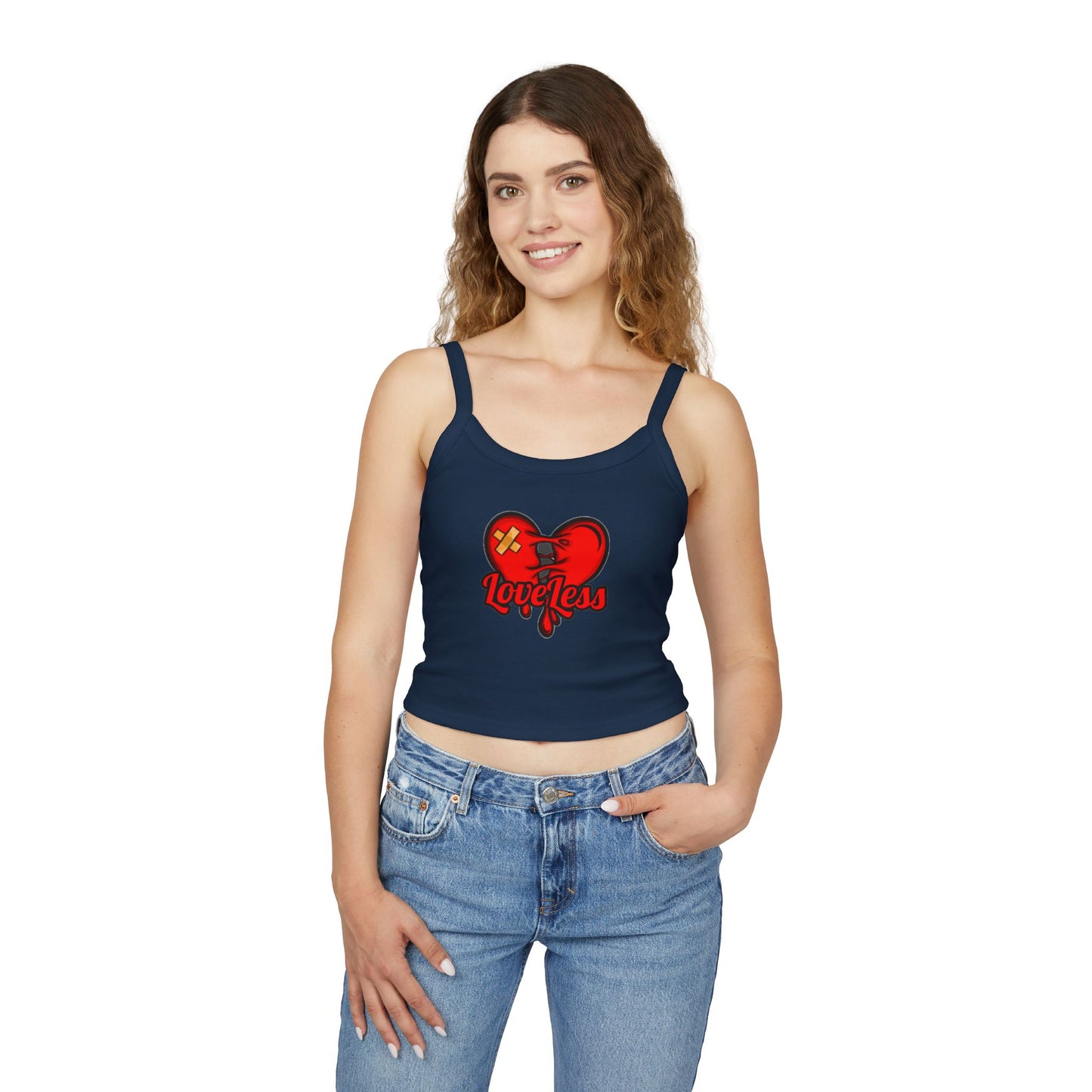 LoveLess Women's Spaghetti Strap Tank Top