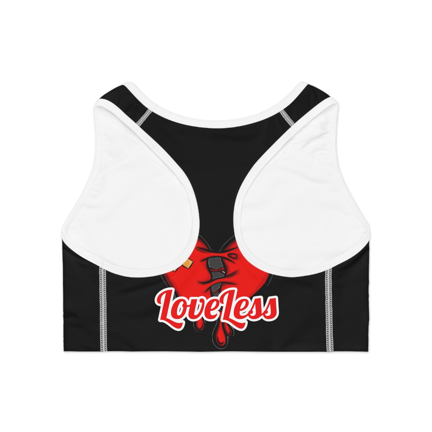 LoveLess Sports Bra (AOP)