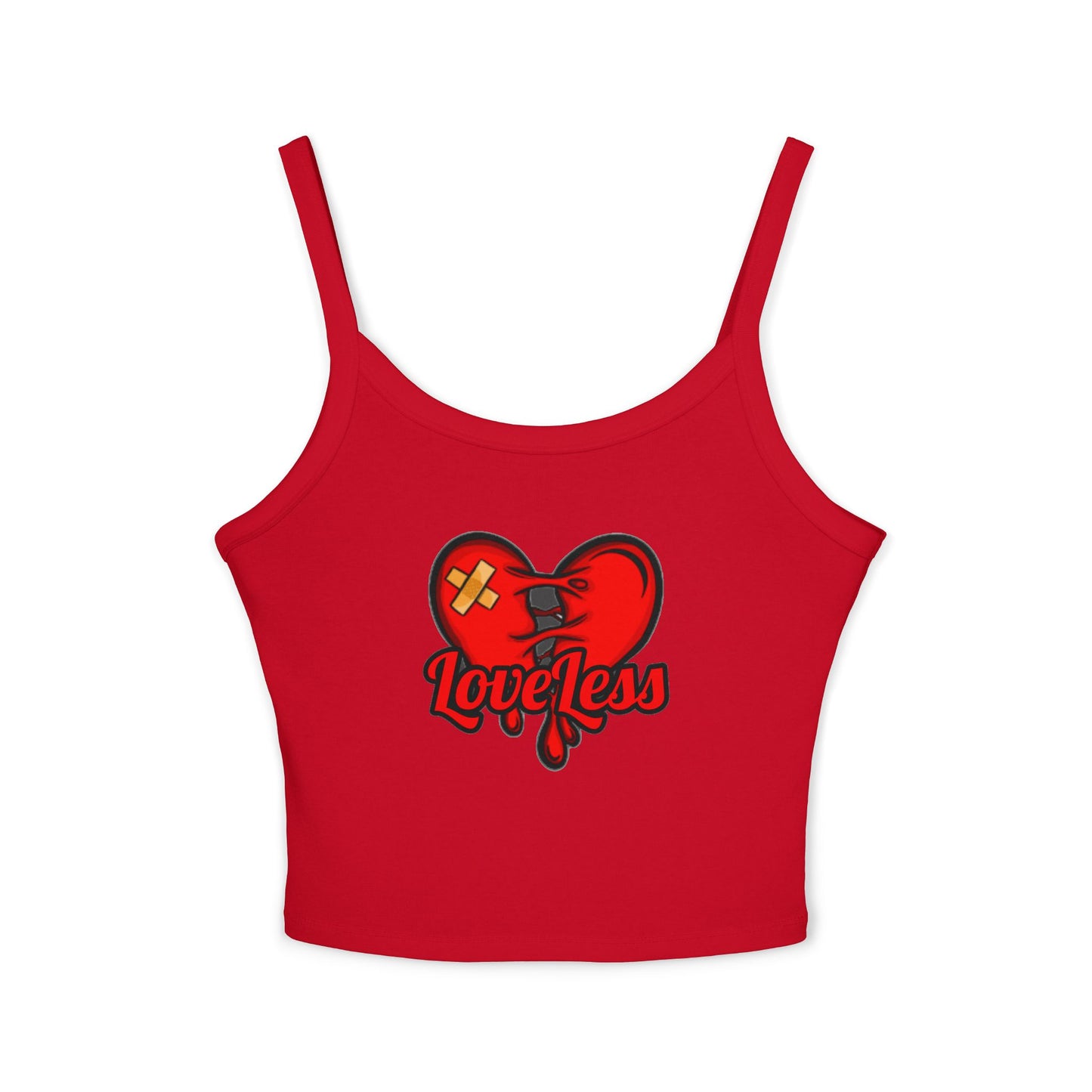 LoveLess Women's Spaghetti Strap Tank Top