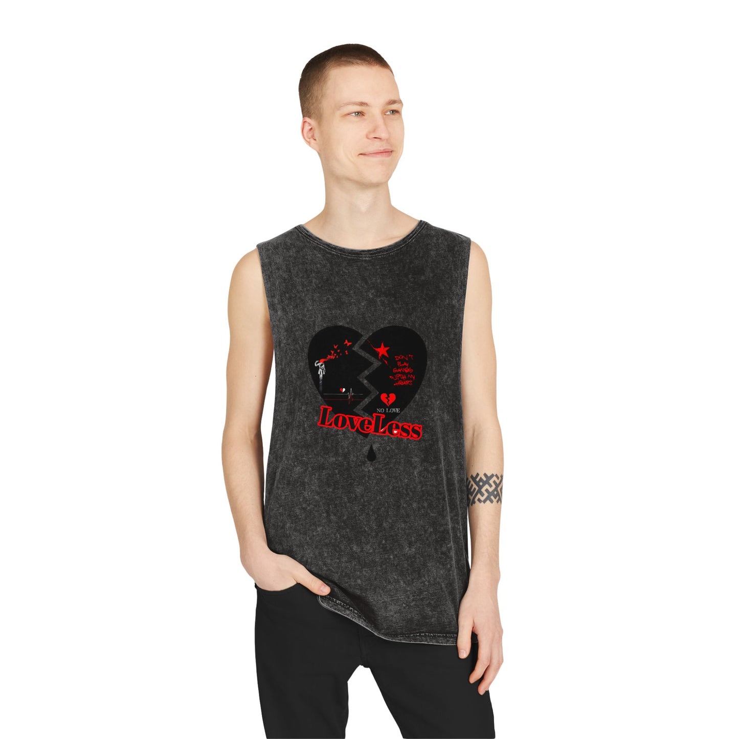 LoveLess Stonewash Tank Top