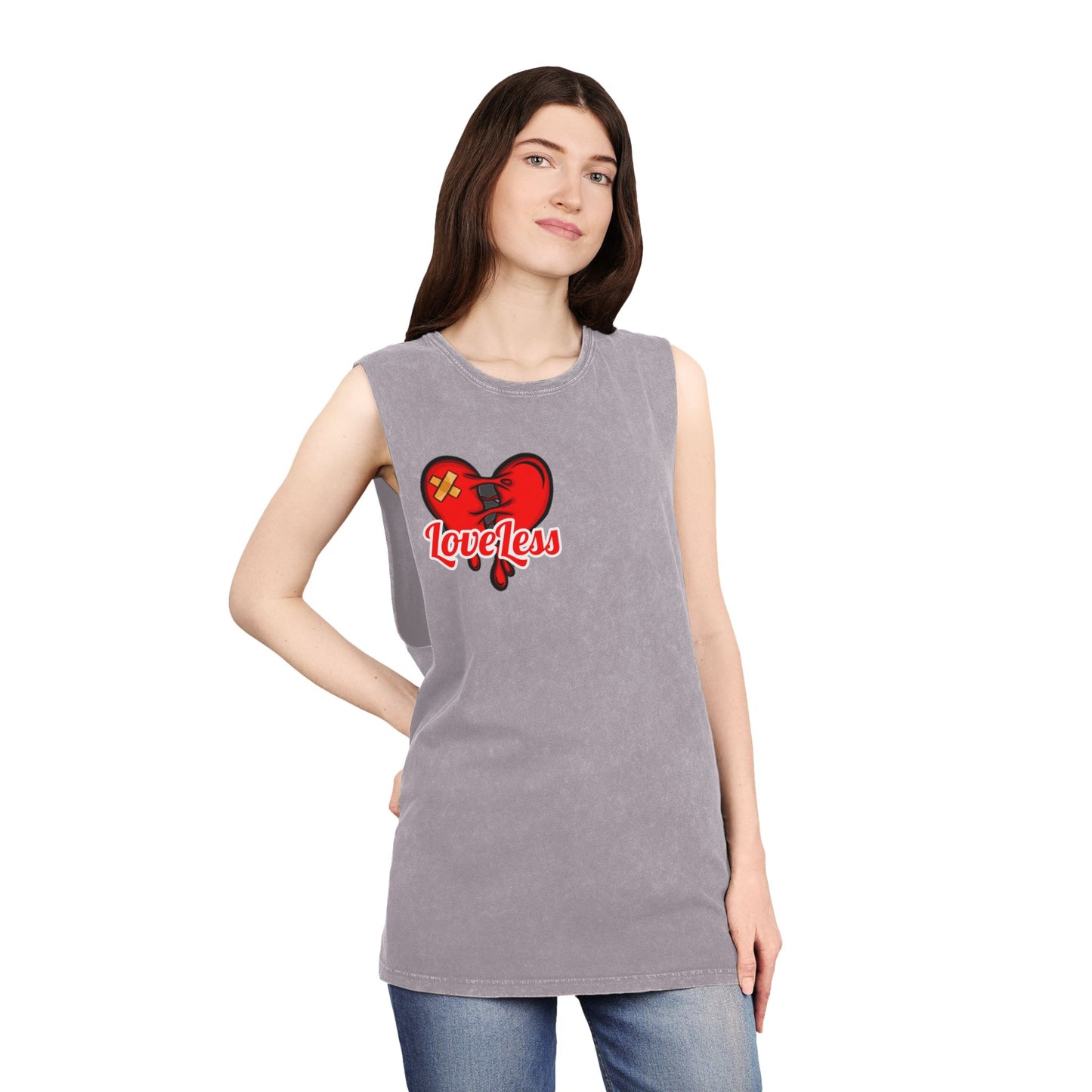 LoveLess Stonewash Tank Top