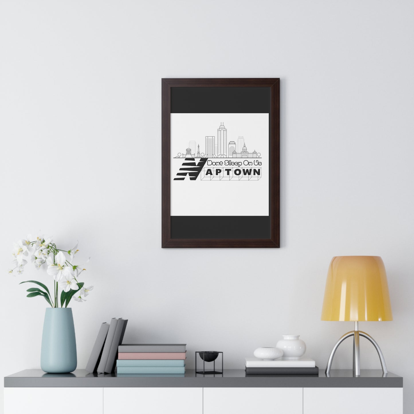 Dont Sleep On Us Framed Vertical Poster