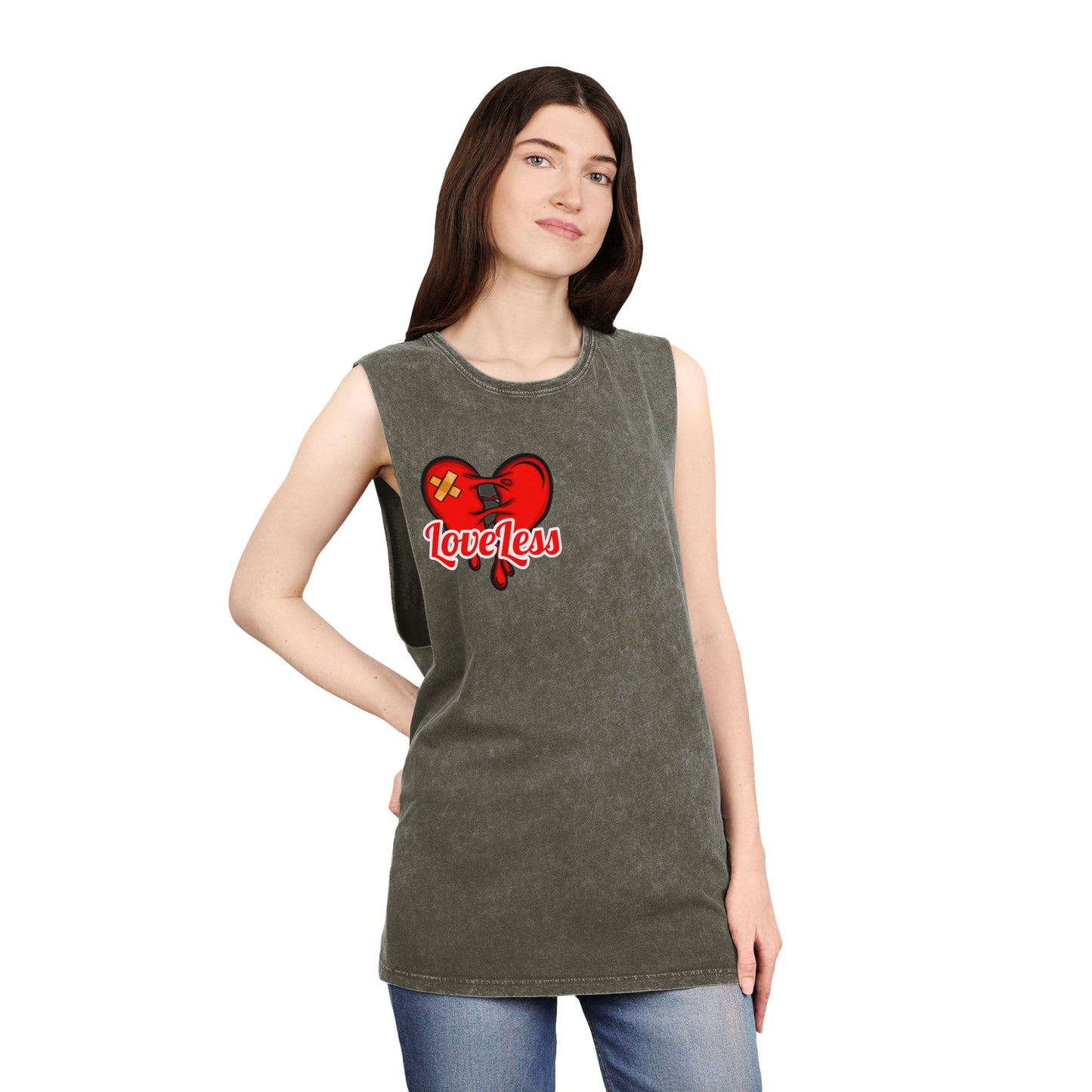 LoveLess Stonewash Tank Top