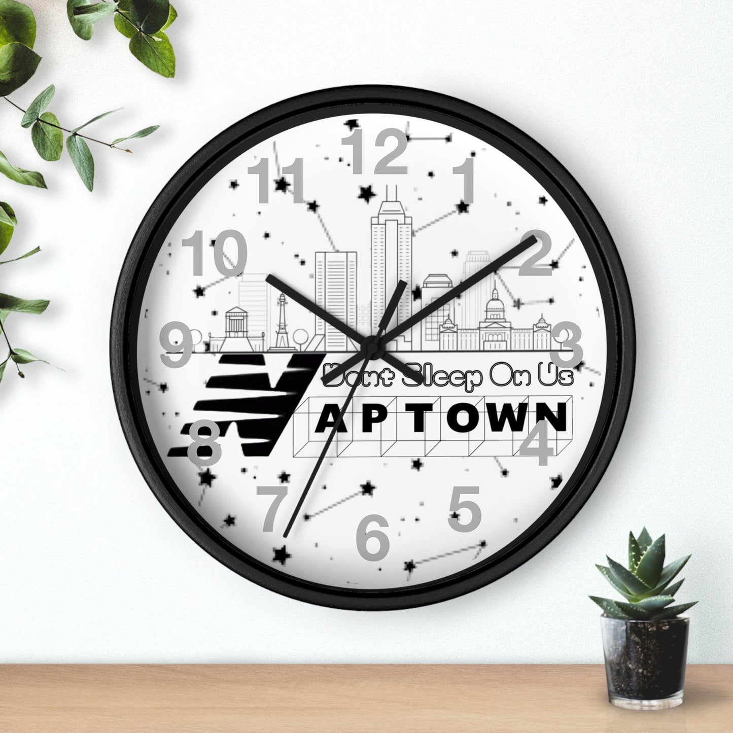 Dont sleep On Us Wall Clock