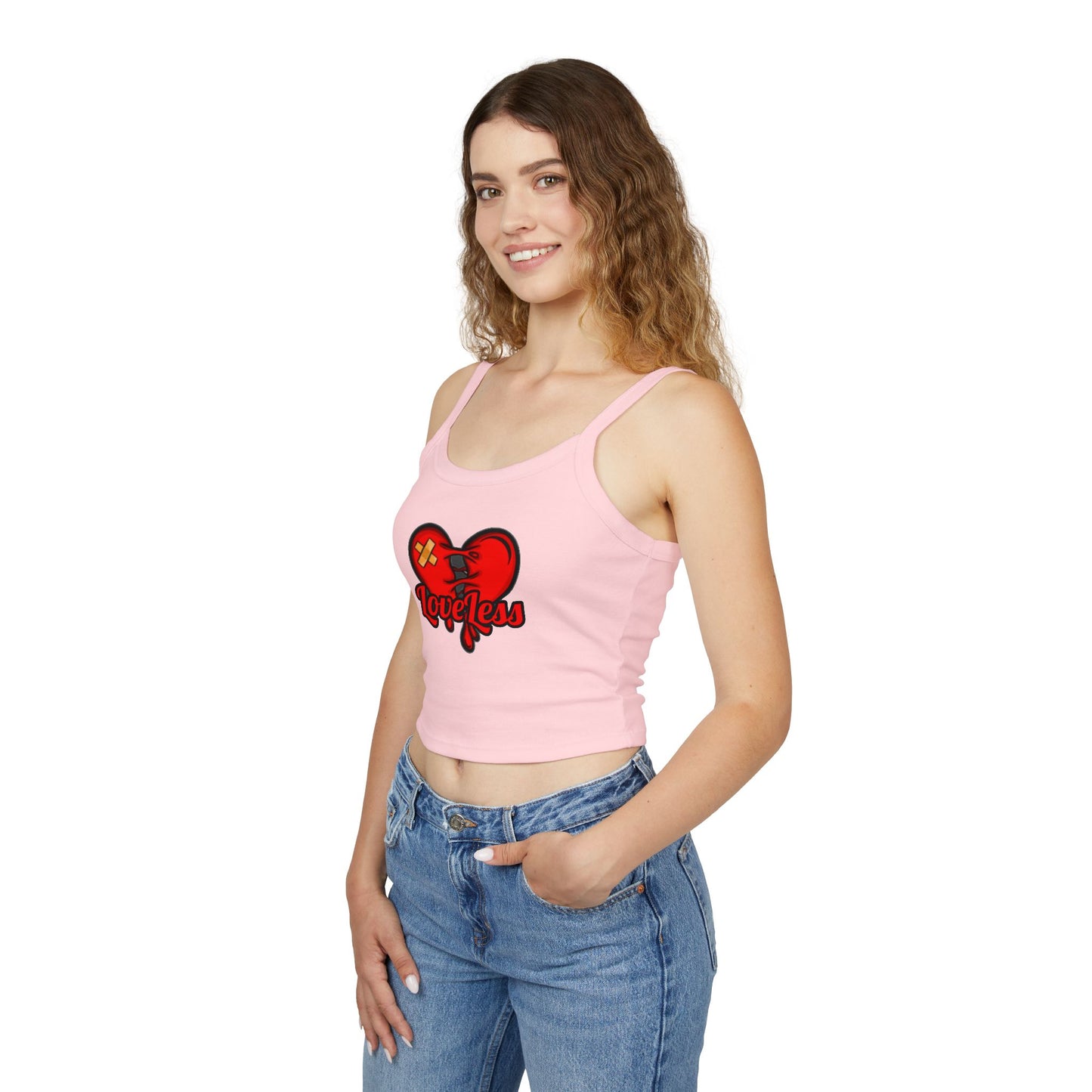 LoveLess Women's Spaghetti Strap Tank Top