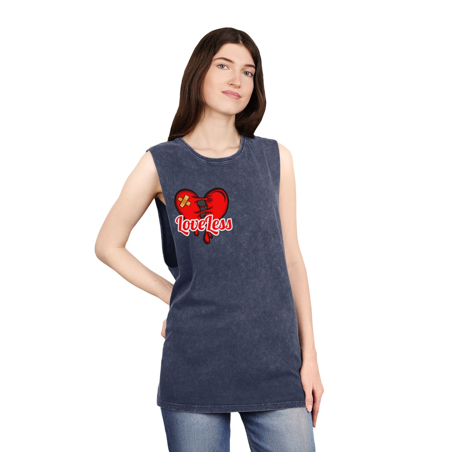 LoveLess Stonewash Tank Top