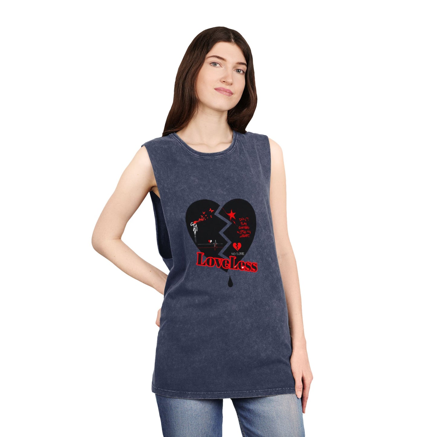 LoveLess Stonewash Tank Top