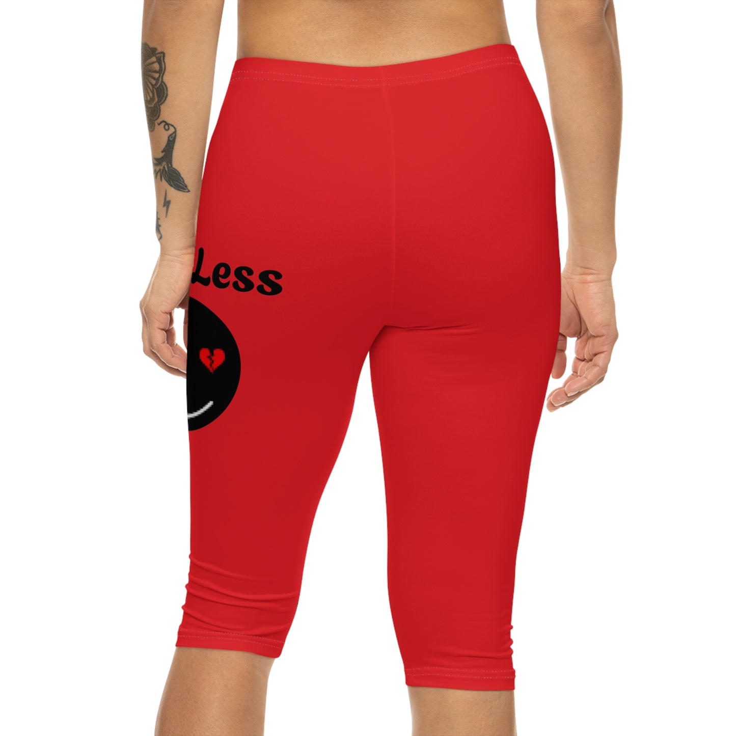 LoveLess Capri Leggings (AOP)