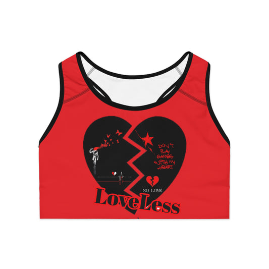 LoveLess Sports Bra (AOP)