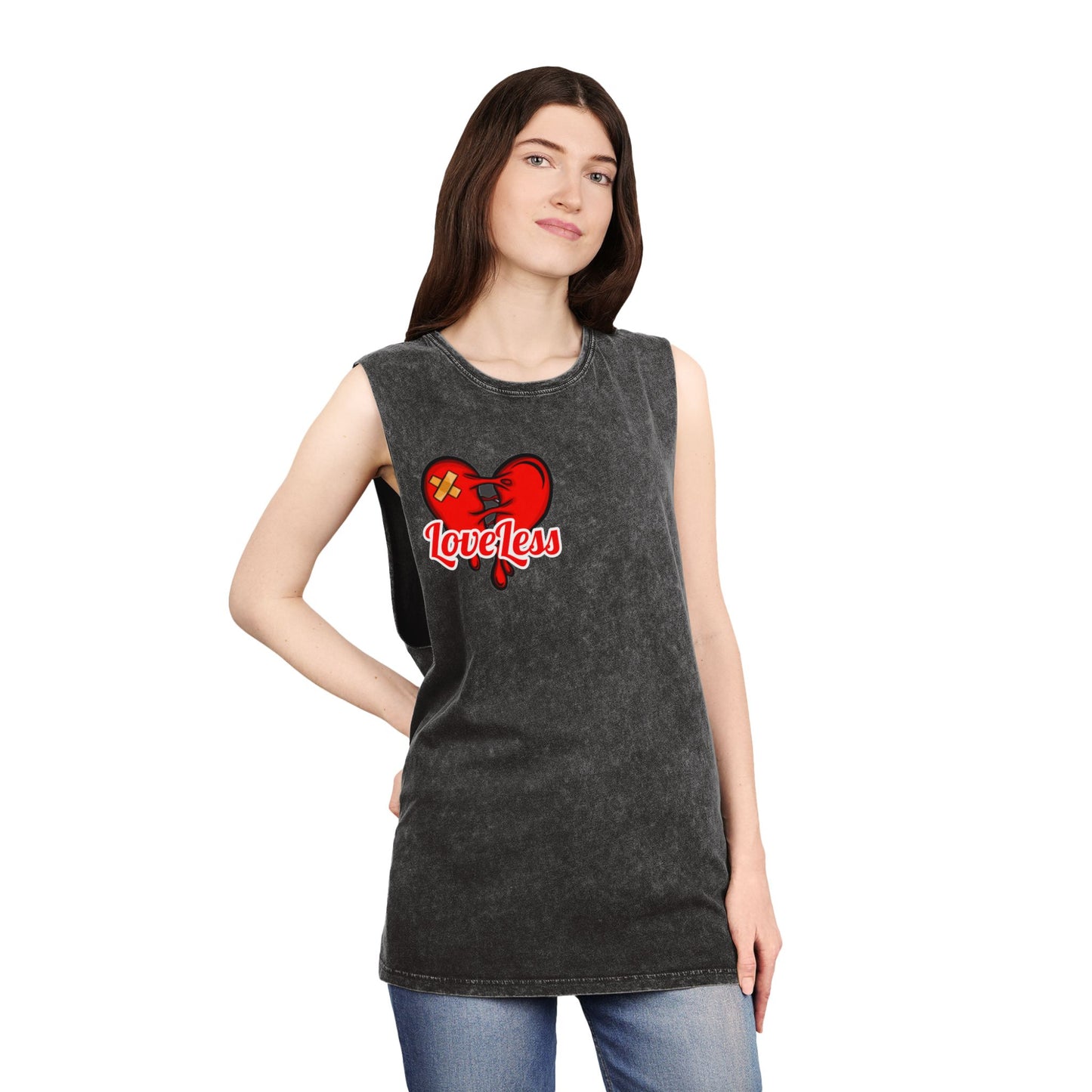 LoveLess Stonewash Tank Top