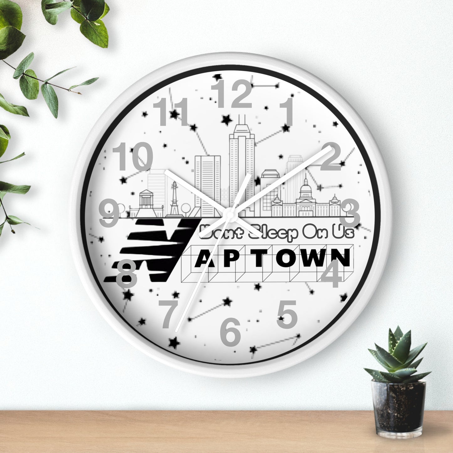 Dont sleep On Us Wall Clock