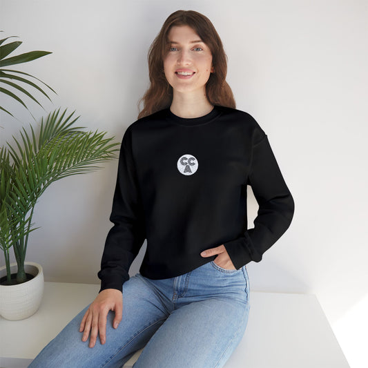 2 Cs Embroidery Crewneck Sweatshirt