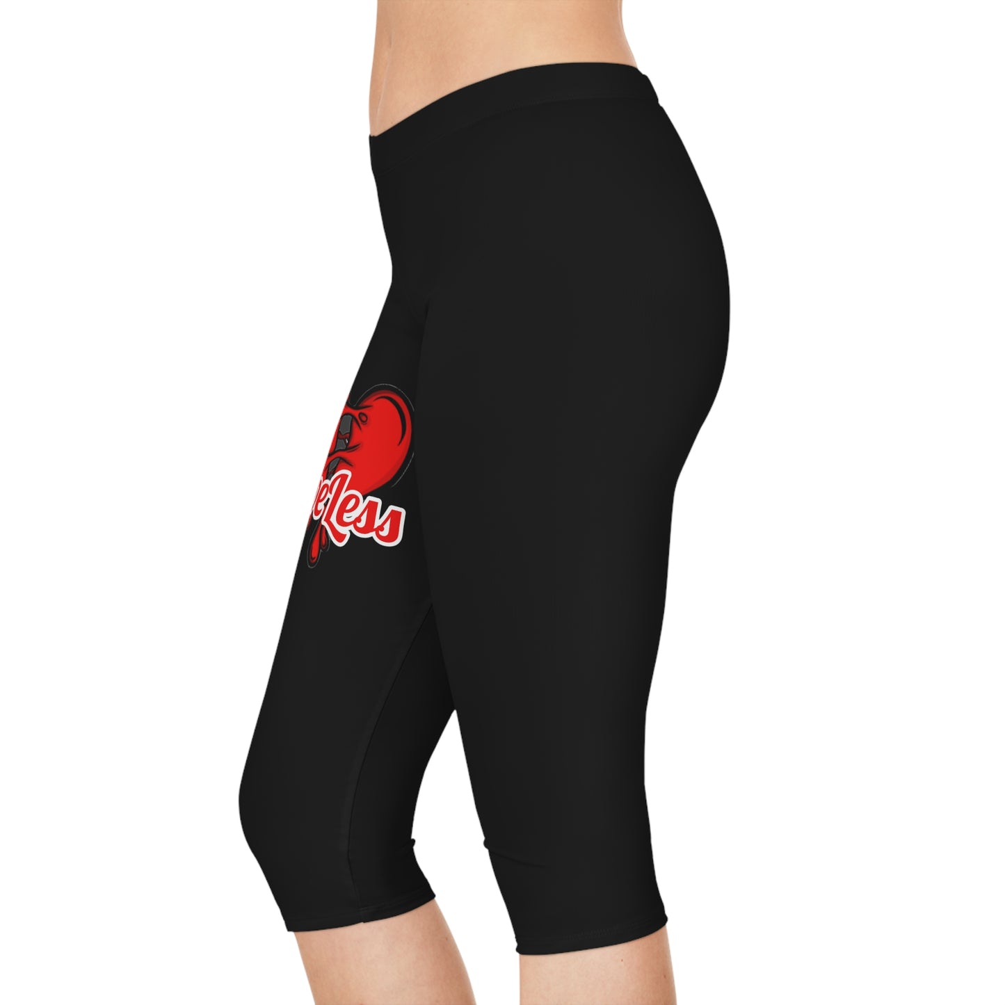 LoveLess Women's Capri Leggings (AOP)