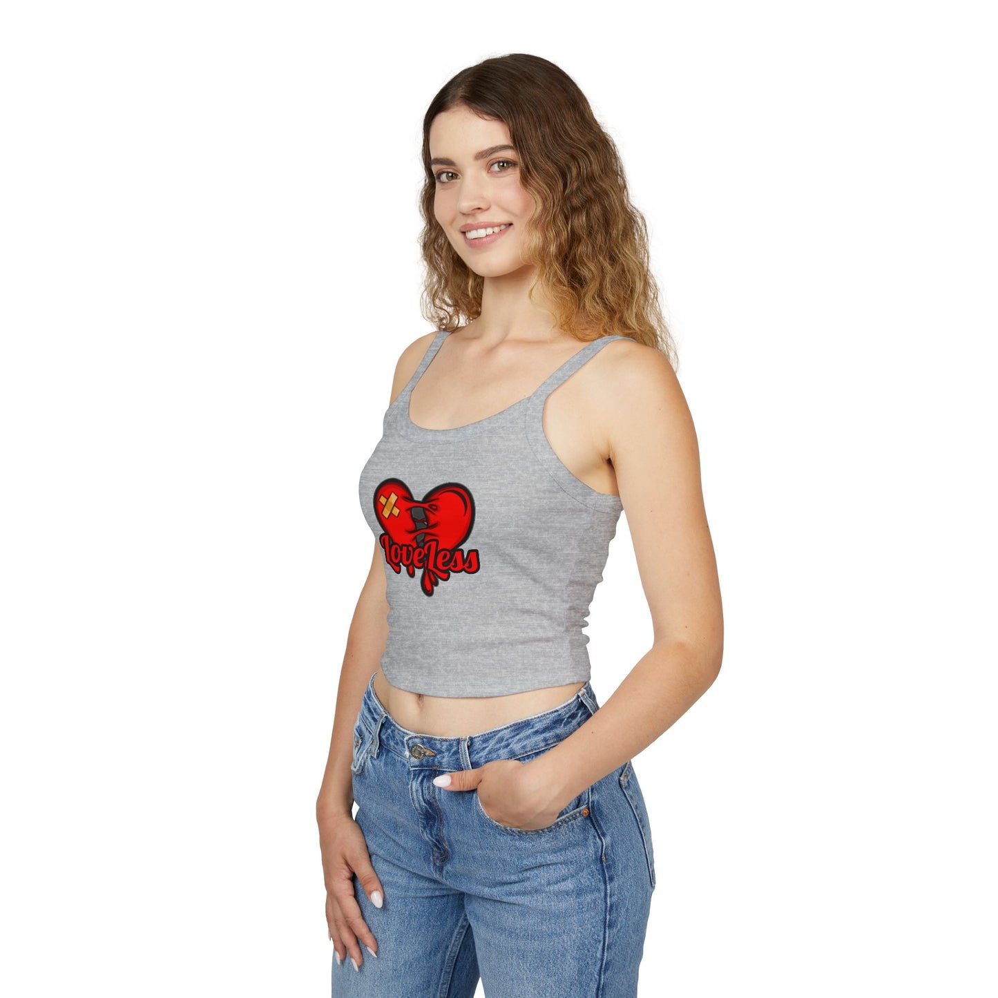 LoveLess Women's Spaghetti Strap Tank Top