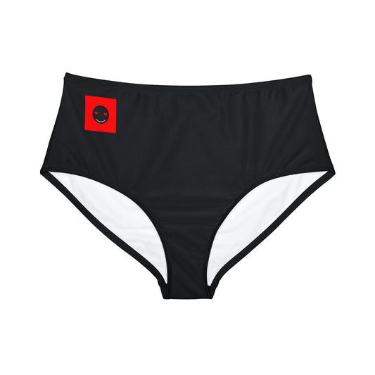 LoveLess H.B.G. High-Waist Hipster Bikini Bottom (AOP)