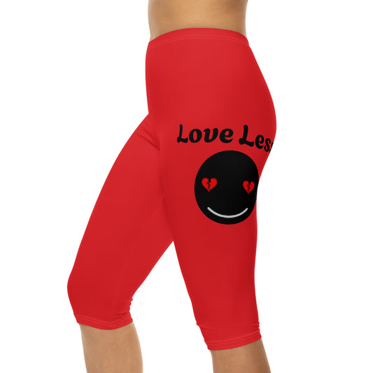 LoveLess Capri Leggings (AOP)